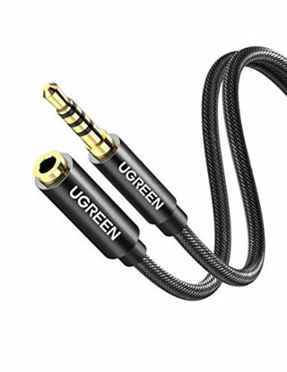 Insten 3.5mm Headphone Extension Cable, Male To Female, Trrs For Stereo  Earphones With Microphone, 3 Feet, Black : Target