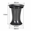 Picture of uxcell 82mm x 110mm Speaker Port Tube Subwoofer Bass Reflex Tube Bass Woofer Box 1pcs