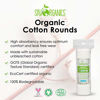 Picture of Cotton Rounds Organic by Sky Organics (300 ct. 3 x 100), Fragrance & Chlorine-Free Cotton Pads, 100% Biodegradable Ultra Absorbent Cotton Pads, Cruelty-Free Natural Make Up Removal & Personal Care