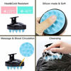 Picture of Ithyes Shampoo Brush Silicon Scalp Massager Hair Brush Wet Dry Comb Head Rubber Care Improve Blood Circulation for Men,Women,Pets, Black