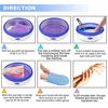 Picture of Paraffin Wax for Hands and Feet - Paraffin Wax Warmer Blue 2500ml Quick Heating Ejiubas Paraffin Wax Machine Moisturizing Kit with Paraffin Wax Refill Thermal Mitts Gloves Silicone Brush Paraffin Bath