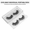 Picture of DYSILK 5 Pairs 6D Mink Eyelashes Faux Dramatic Long Fluffy False Eyelashes Volume Extension Makeup Fake Eyelashes Thick Reusable Eyelashes Without Glue |007-18mm