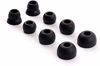 Picture of Replacement Silicone Ear Tips Earbuds Buds Set for Powerbeats 2 Wireless beats by dre headphones, 4 Pairs (Black)