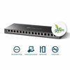 Picture of TP-Link 16 Port Gigabit Switch, Easy Smart Managed, Plug & Play, Limited Lifetime Protection, Desktop/Wall-Mount, Sturdy Metal w/Shielded Ports, Support QoS, Vlan, IGMP and LAG (TL-SG116E)