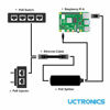 Picture of UCTRONICS PoE Splitter USB-C 5V - Active PoE to USB-C Adapter, IEEE 802.3af Compliant for Raspberry Pi 4, Google WiFi, Security Cameras, and More