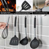 Picture of Silicone Cooking Utensil Set, Umite Chef 15pcs Silicone Cooking Kitchen Utensils Set, Non-stick Heat Resistant - Best Kitchen Cookware with Stainless Steel Handle - Black(BPA Free, Non Toxic)