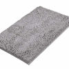Picture of Bath Mats for Bathroom Non Slip Luxury Chenille Ultra Soft Bath Rugs 24x36 Absorbent Non Skid Shaggy Rugs Washable Dry Fast Plush Area Carpet Mats for Indoor, Bath Room, Tub - Grey