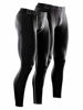 Picture of DRSKIN 2 Pack Mens Compression Pants Dry Cool Sports Baselayer Running Workout Active Tights Leggings Yoga (Line (BB01+BG02), XL)