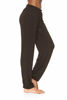 Picture of DIBAOLONG Womens Yoga Pants Wide Leg Comfy Drawstring Loose Straight Lounge Running Workout Legging Chocolate L