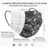 Picture of Assacalynn Disposable Fashion Mask 50pcs, Printed Lace Face Mask for Lady Women, 3 Layer Masks for Women