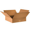 Picture of BOX USA B16164 Flat Corrugated Boxes, 16"L x 16"W x 4"H, Kraft (Pack of 25)