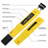 Picture of PH Meter for Water Hydroponics Digital PH Tester Pen 0.01 High Accuracy Pocket Size with 0-14 PH Measurement Range for Household Drinking, Pool and Aquarium (Yellow)