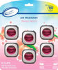 Picture of Air Jungles Honey Peach Scent Car Air Freshener Clip, 6 Car Freshener Vent Clips, 4ml Each, Long Lasting Air Freshener for Car, Up to 180 Days Car Refresher Odor Eliminator