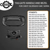 Picture of Tailgate Handle Latch and Bezel Trim with Rod Clips | for 1999-2007 Chevy Silverado GMC Sierra 1500 2500 3500 | Replaces# 15997911, 15228539, 15228541, 15228540