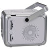 Picture of Jensen FM Stereo CD555 Bluetooth Boombox, Silver, 7.00 x 9.75 x 6.00 inches