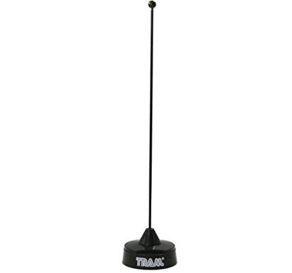 Picture of 1126-B Antenna Tram Black UHF 1/4 wave NMO Pre Tuned 410-490Mhz Antenna Motorola Kenwood Icom Vertex Blackbox HYT Hytera Mobile Radios