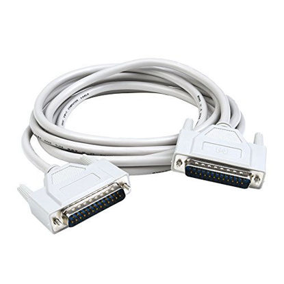 Picture of WESAPPINC 14.80 Feet DB25 25 Pin Male to Male Serial IEEE-1284 Parallel Printer Extension Cable 4.5M (8.90 Feet(2.7M))