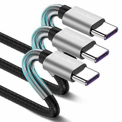 CableCreation USB C to USB C Cable 10ft 60W, Braided USB-C Cable 3A Fast  Charging, Compatible with Macbook(Pro), Galaxy S20/S20+/S20  Ultra/S10/S9/S9+