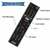 Picture of AZMKIMI RMT-TX100U Remote Compatible with Sony Bravia RMTTX100U TV Remote Control, if Applicable XBR75X850C XBR-55X855C KDL-50W800C KDL-50W800380 KDL-50W800BUN1 with Netflix