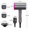 Picture of 1800W Professional Hair Dryer with Diffuser Ionic Conditioning - Powerful, Fast Hairdryer Blow Dryer,AC Motor Heat Hot and Cold Wind Constant Temperature Hair Care Without Damaging Hair