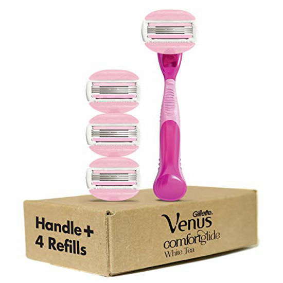 Picture of Venus ComfortGlide White Tea Women's Razor 1 Handle + 4 Blade Refills