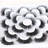 Picture of Newcally Lashes Fake Eyelashes Pack 20MM Dramatic Faux Mink Lashes 10 Pairs Thick Long Crossed Fluffy Volume Handmade Strip Eye Lashes Bulk