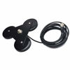 Picture of HYS Heavy Duty Mobile Car/Truck SO-239 8.8inch Triangle Magnet Mount Base W/5M(16.4ft) RG58 Coaxial Cable PL-259 Plug