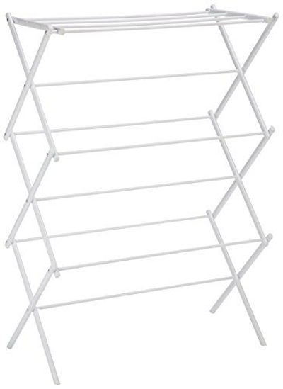 Picture of Amazon Basics Foldable Clothes Drying Laundry Rack - White