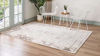 Picture of Unique Loom Sofia Collection Traditional Vintage Area Rug, 6' x 9', Ivory/Brown