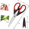 Picture of Kitchen Shears, iBayam 2-Pack Kitchen Scissors Heavy Duty Meat Scissors, Dishwasher Safe Cooking Scissors, Multipurpose Stainless Steel Sharp Utility Food Scissors for Chicken, Poultry, Fish, Herbs