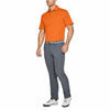 Picture of Under Armour Men's Tech Golf Polo, Team Orange (800)/Graphite, Small