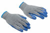 Picture of G & F Products 12 Pairs Medium Rubber Latex Double Coated Work Gloves for Construction, gardening gloves, heavy duty Cotton Blend,Blue,3100M