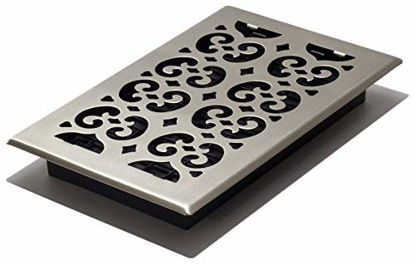 Picture of Decor Grates SPH610-NKL Floor Register, 6x10, Nickel Finish