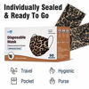 Picture of WeCare Disposable Face Mask Individually Wrapped - 50 Pack, Leopard Print Masks - 3 Ply