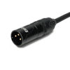 Picture of LyxPro 20 Feet Right Angle XLR Female to Male 3 Pin Mic Cord for Powered Speakers Audio Interface Professional Pro Audio Performance Camcorders DSLR Video Cameras and Recording Devices - Black