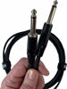 Picture of Gearlux Instrument Cable/Professional Guitar Cable 1/4 Inch to 1/4 Inch, Black, 25 Foot