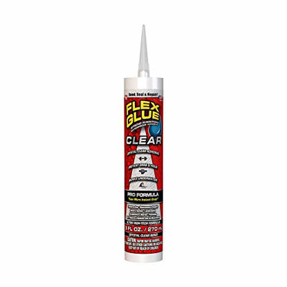 Picture of Flex Seal - FLEXSL_GFSCLRR09 Glue Clear 9 oz PRO Formula - Super Strong Transparent Waterproof Adhesive