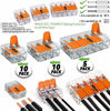 Picture of Wago 2 Port (10) 3 Port (10) 5 Port (5) 221 Splicing Connector, Lever-Nut Assortment Pocket Pack for All Wire 12-24 AWG