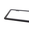 Picture of SunplusTrade License Plate Frame Black Matte Powder Coated Aluminum with Screw Caps (2 Pieces 2 Holes)