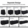 Picture of Trunk Organizer,Collapsible Multi-Compartment -Large Capacity Washable Car Storage Bag-with Portable Insulation Cooler Bag-To Suit Any In-vehicle,Black