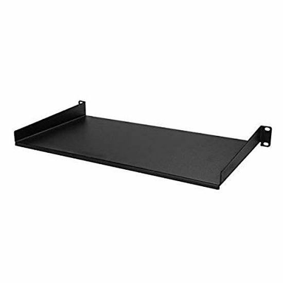 Picture of StarTech.com 1U Fixed Server Rack Mount Shelf - 10in Deep Steel Universal Cantilever Tray for 19" AV/Network Equipment Rack - 44lbs (CABSHELF1U10)