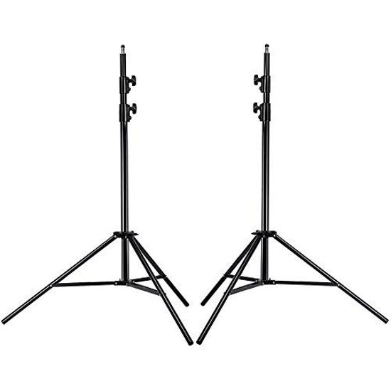 Picture of Neewer PRO 9 Feet / 260cm Heavy Duty Aluminum Alloy Photography Photo Studio Light Stands Kit for Video, Portrait and Photography Lighting (2 Pieces)