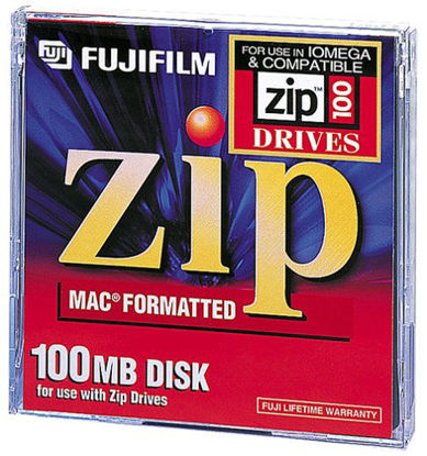 Picture of Fujifilm 100MB Zip Disk for Mac 1-Pack (Discontinued by Manufacturer)