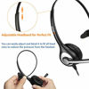 Picture of Wantek Phone Headset with Microphone Noise Cancelling, Telephone Headsets 2.5mm Jack Work for Panasonic AT&T ML17929 Vtech RCA Cisco Uniden Polycom Grandstream Home Office Cordless Phones(F600J25P)