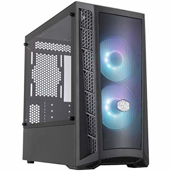 Picture of Cooler Master MasterBox MB311L ARGB Airflow Micro-ATX Tower with Dual ARGB Fans, Fine Mesh Front Panel, Mesh Intake Vents, Tempered Glass Side Panel & ARGB Lighting System