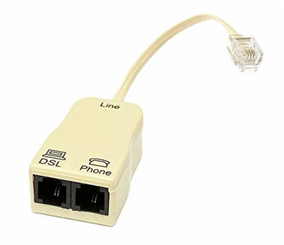 Picture of iMBAPrice in-line DSL Splitter w/Noise Filter for Phone Line