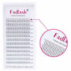 Picture of Premade Volume Eyelash Extensions 8~20mm Volume Lash Extensions C Curl 0.10mm 3D Eyelash Extensions by FADLASH (3D-0.10-C,12mm)