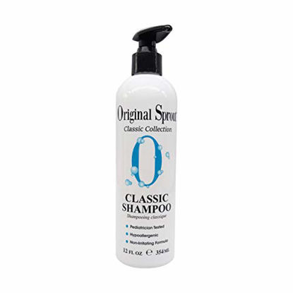 Picture of Original Sprout Natural Shampoo. Organic Sulfate Free Shampoo for All Natural Hair Care. 12 ounce (Packaging May Vary)