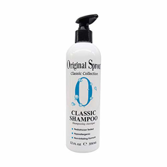 Picture of Original Sprout Natural Shampoo. Organic Sulfate Free Shampoo for All Natural Hair Care. 12 ounce (Packaging May Vary)