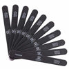 Picture of MAKARTT Nail Files 100 180 Grit for Poly Nail Extension Gel Acrylic Nails Files Double Sided Black Washable 10 Nail File Set Manicure Tools F-01